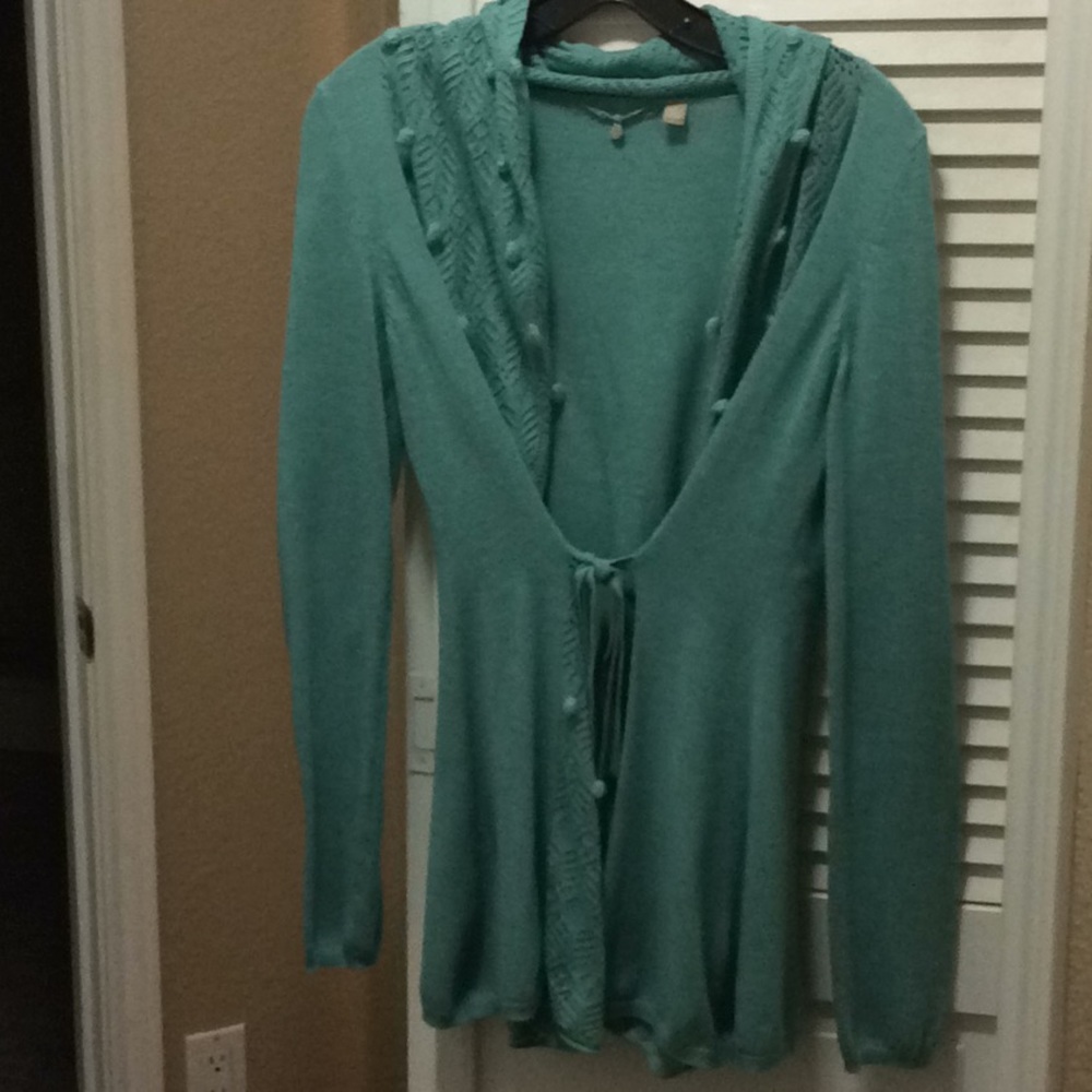 Ladies Sundance front self tie cardigan sweater